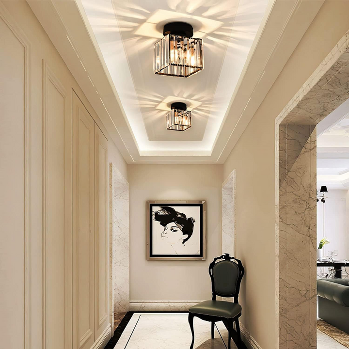 Luminara | Modern Sleek Glass Flush Mount Ceiling Light Fixture 4