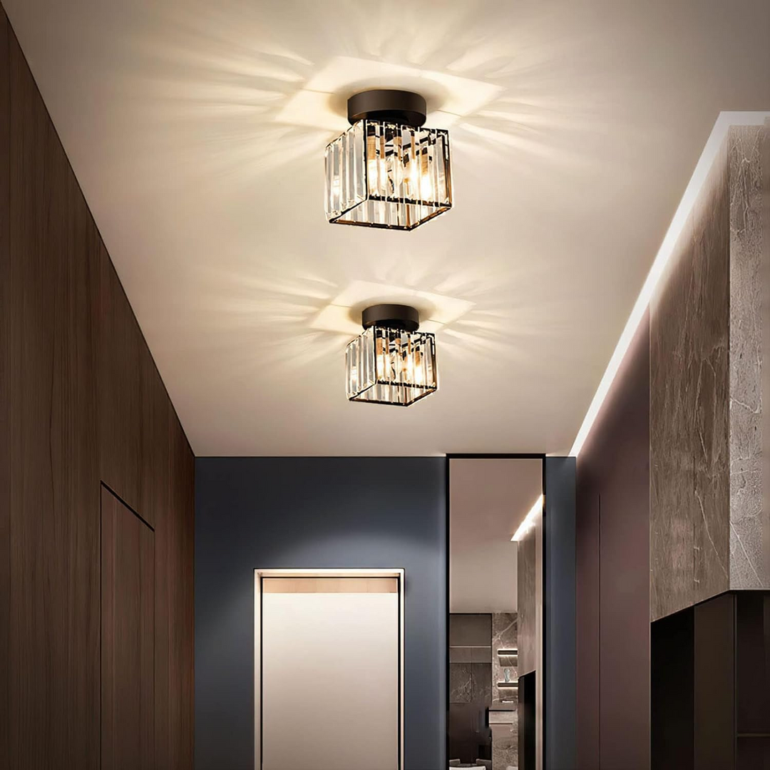 Luminara | Modern Sleek Glass Flush Mount Ceiling Light Fixture 5