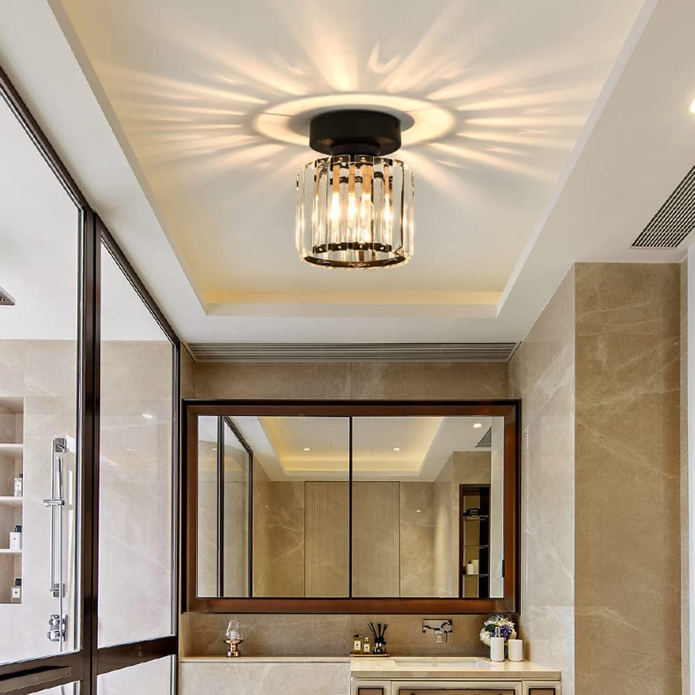 Luminara | Modern Sleek Glass Flush Mount Ceiling Light Fixture 6