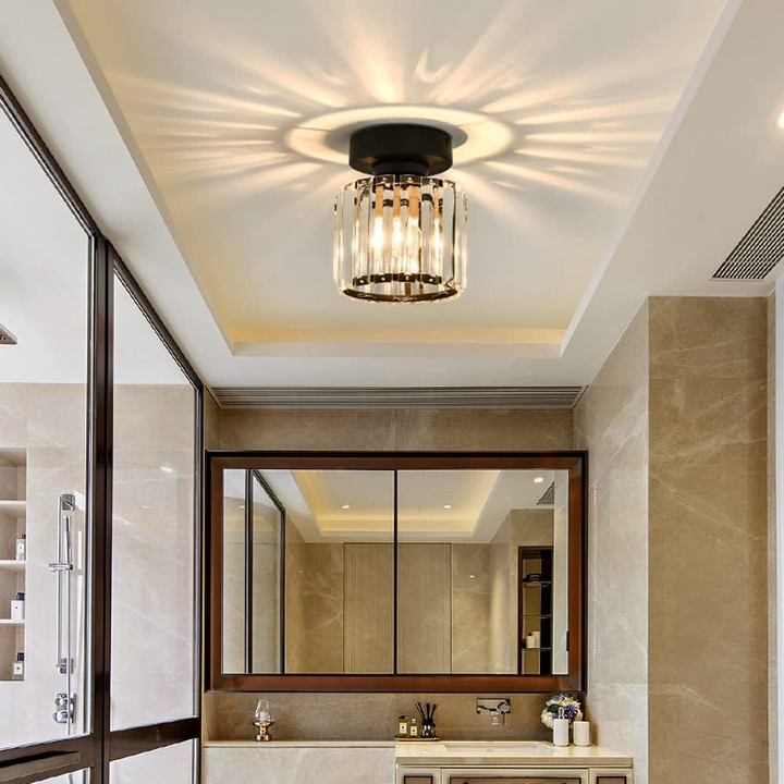 Luminara | Modern Sleek Glass Flush Mount Ceiling Light Fixture 6