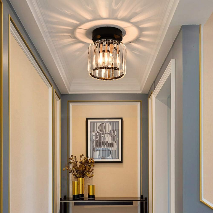 Luminara | Modern Sleek Glass Flush Mount Ceiling Light Fixture 7