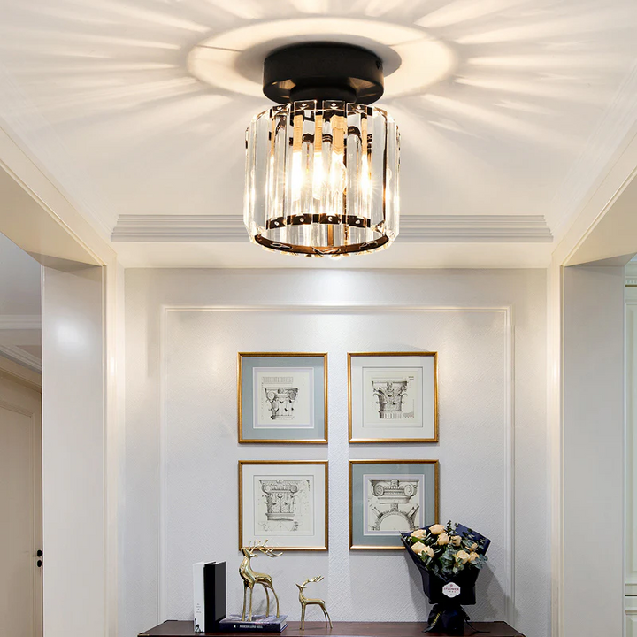Luminara | Modern Sleek Glass Flush Mount Ceiling Light Fixture 8
