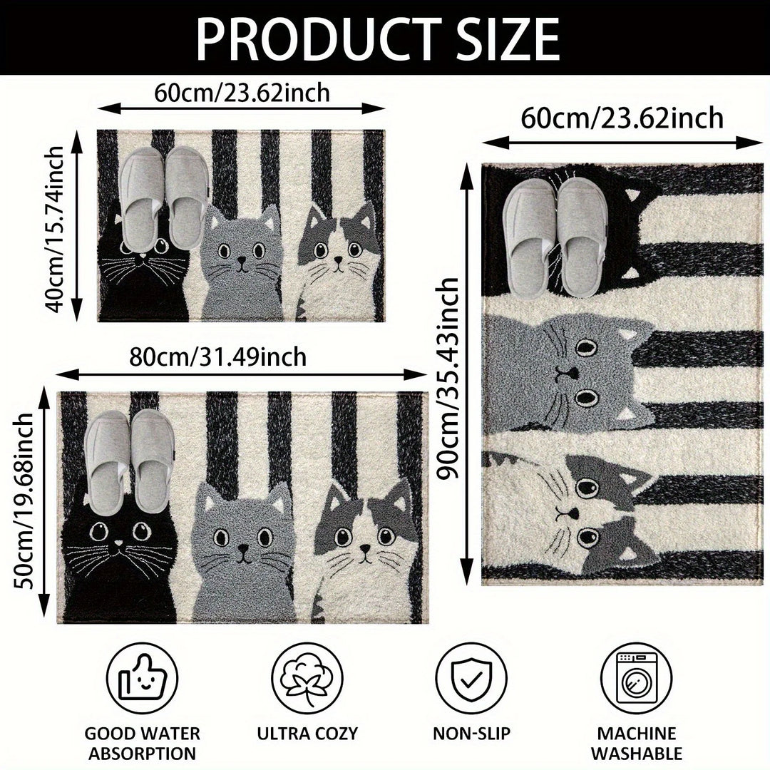 Lunae | Cat Doormat – Waterproof Design, Soft Fabric 3