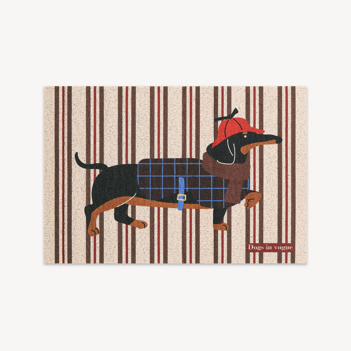 Lunara | Doormat – Whimsical Dachshund Design, Sturdy Coir 1