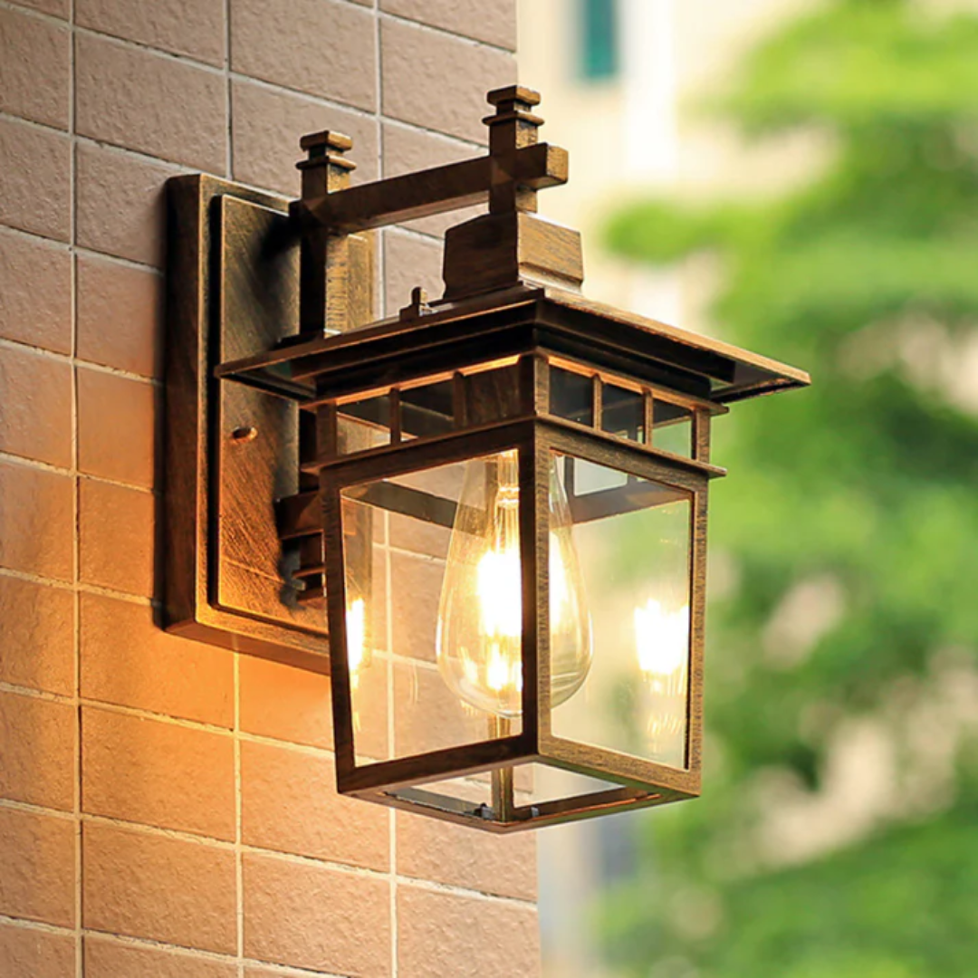 Lunara | Outdoor Wall Lamp – Weatherproof Design, Black Finish 2
