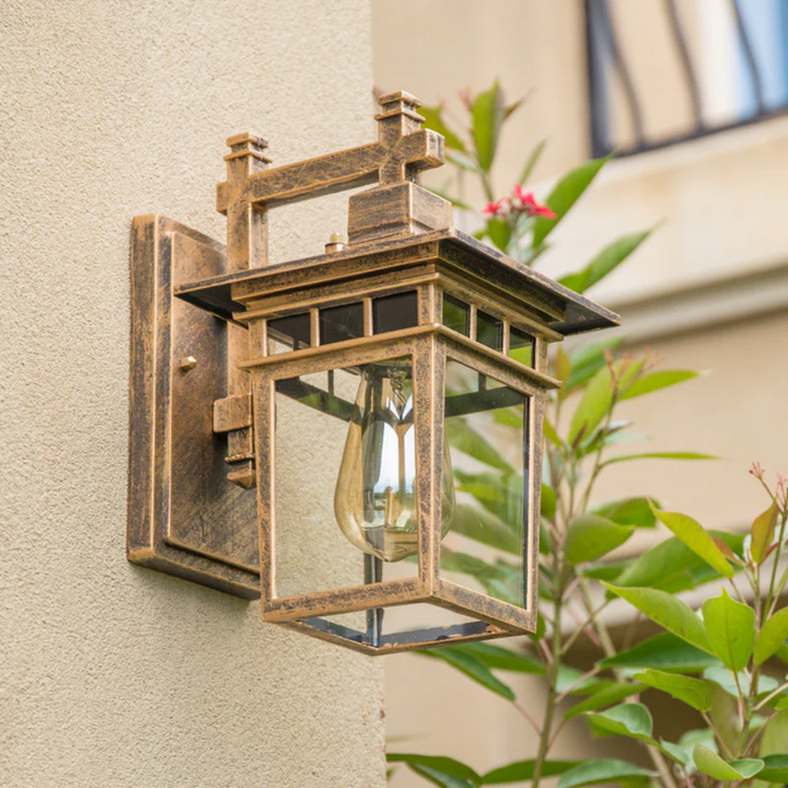 Lunara | Outdoor Wall Lamp – Weatherproof Design, Black Finish 4