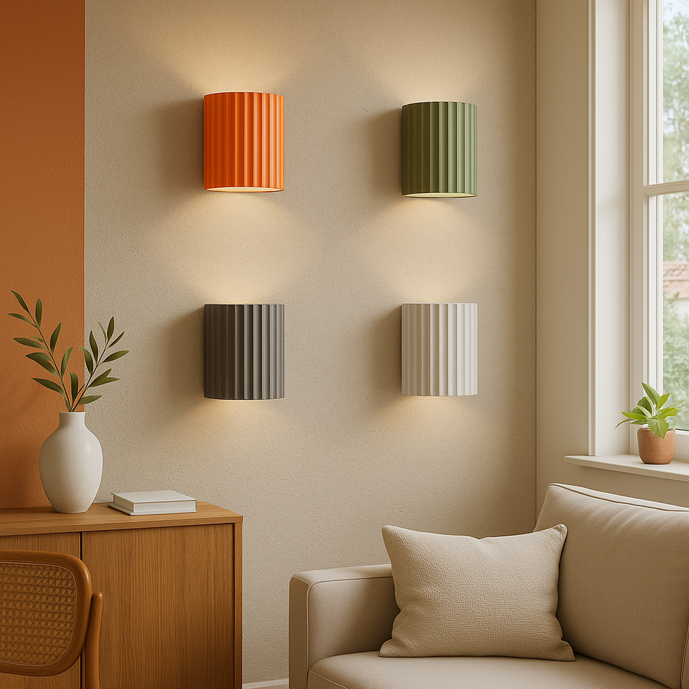 Lunara | Wall Sconce – 3-Color Adjustable, Smooth Resin 1