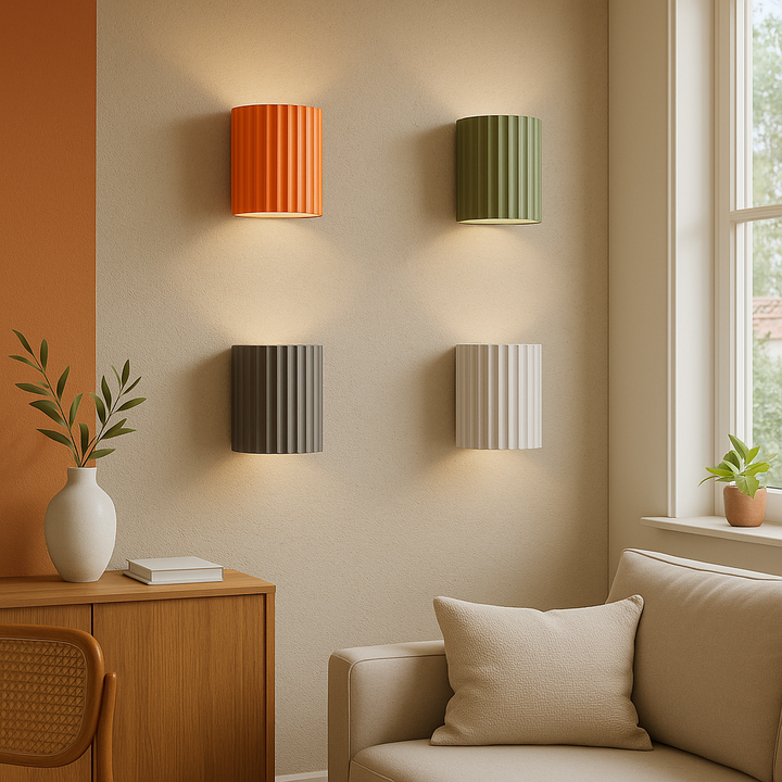 Lunara | Wall Sconce – 3-Color Adjustable, Smooth Resin 1
