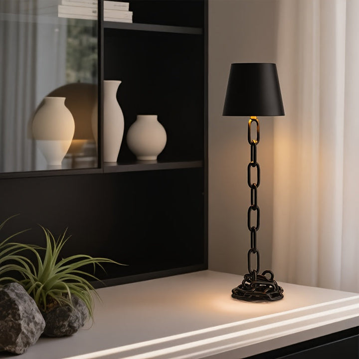 Lunari | Cordless Table Lamp – Touch Control, Matte Black Finish 1