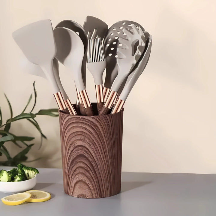 Lunari | Silicone Cooking Utensils Set – Heat-Resistant, 10-Piece 1