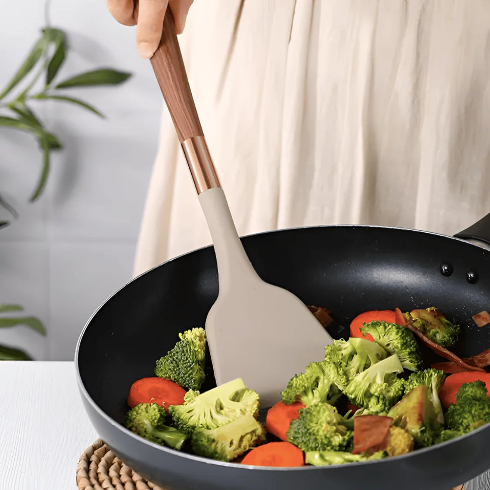 Lunari | Silicone Cooking Utensils Set – Heat-Resistant, 10-Piece 3