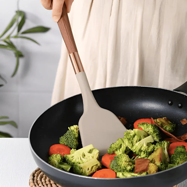 Lunari | Silicone Cooking Utensils Set – Heat-Resistant, 10-Piece 3