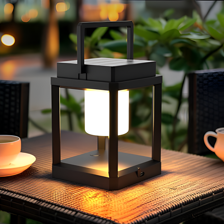 Lunari | Solar Lantern – USB Rechargeable, Weatherproof Design 0