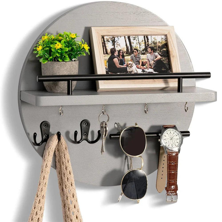 Lunari | Wall-Mounted Key Holder – Eco-Friendly Design, Round Shape 7