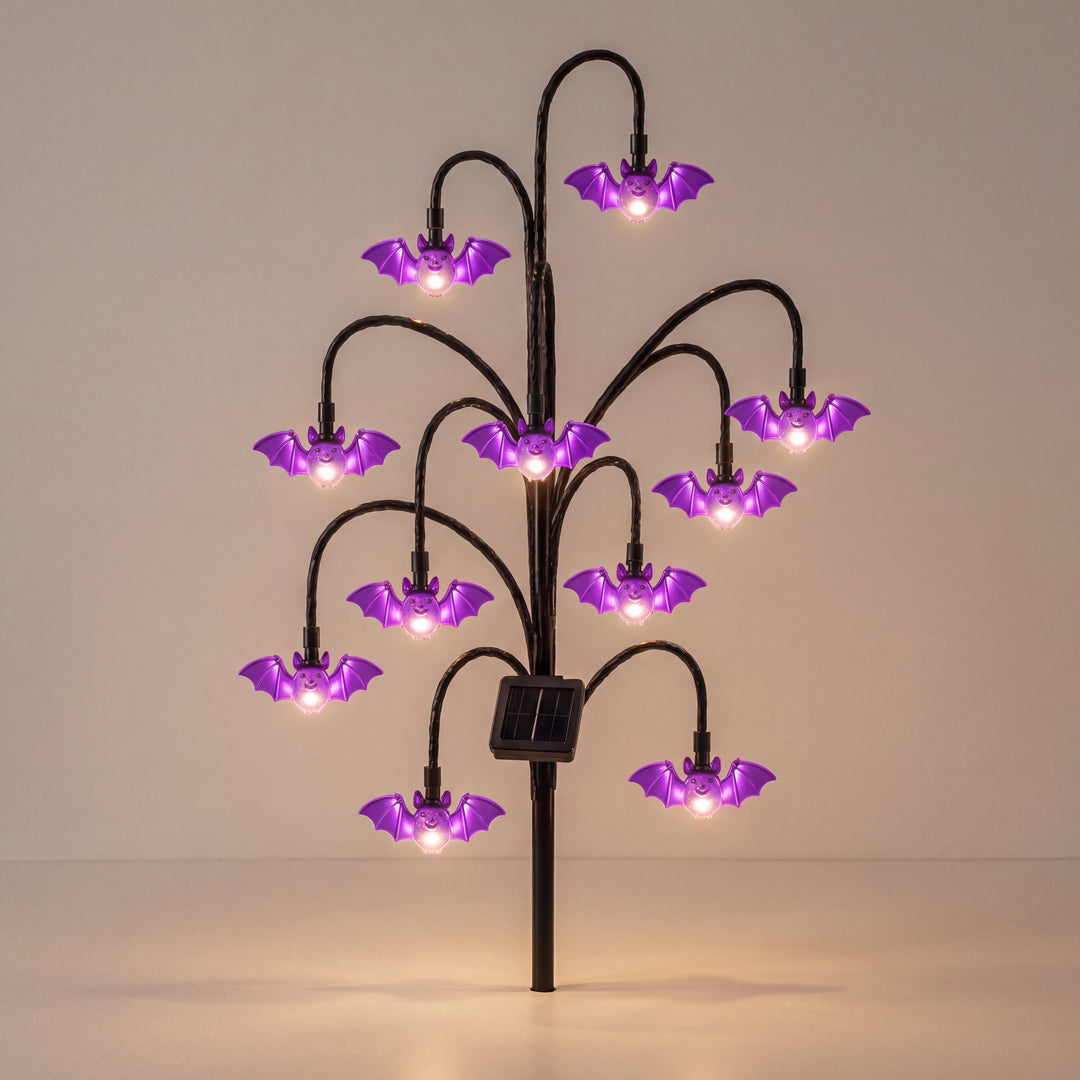 Morda | Solar LED Halloween Willow Tree Light for Yard and Garden Decor