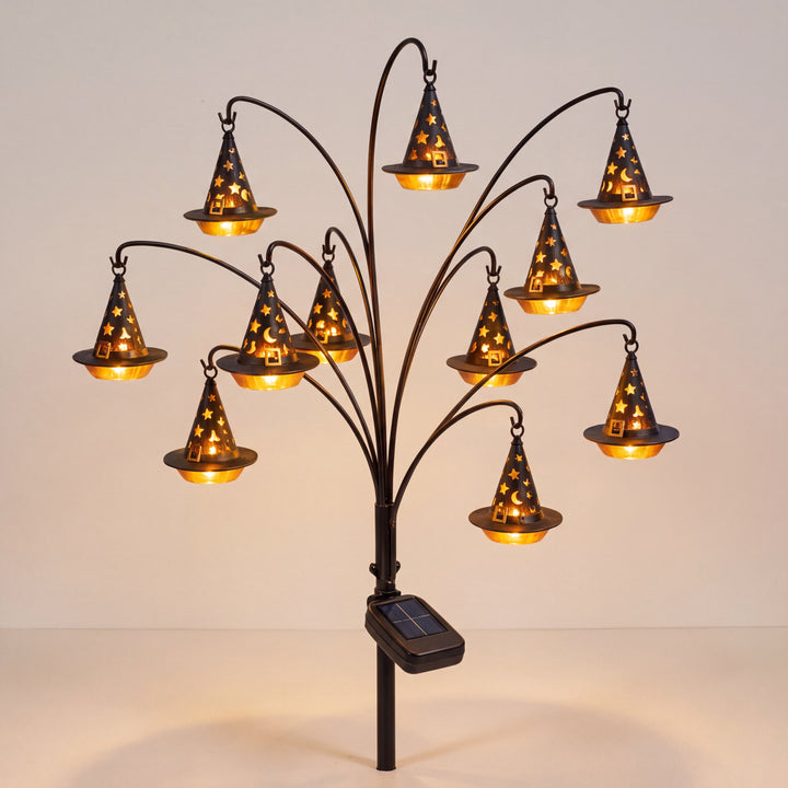 Morda | Solar LED Halloween Willow Tree Light for Yard and Garden Decor