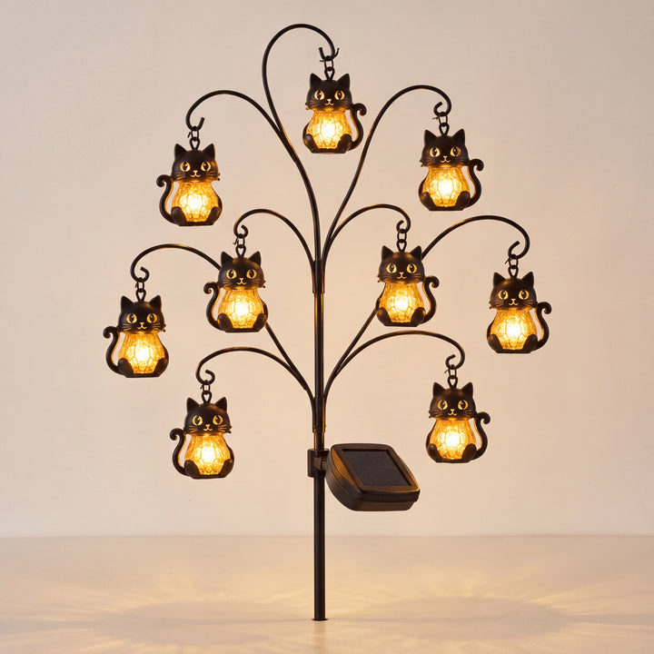 Morda | Solar LED Halloween Willow Tree Light for Yard and Garden Decor