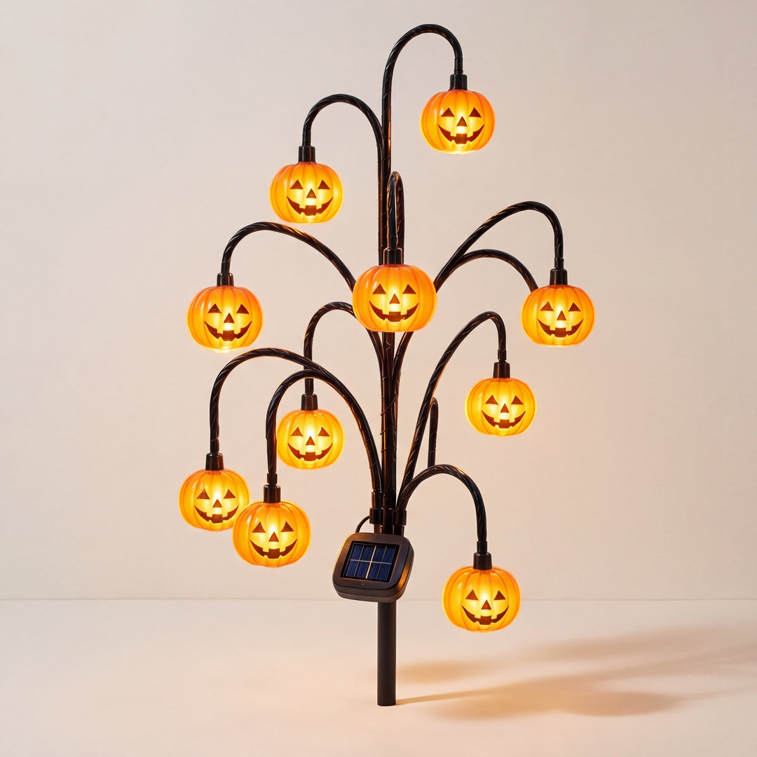Morda | Solar LED Halloween Willow Tree Light for Yard and Garden Decor