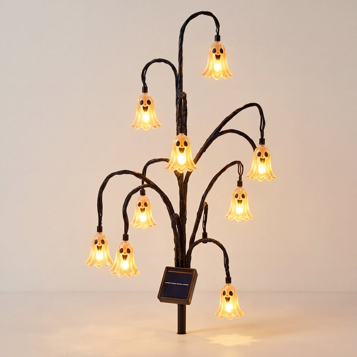 Morda | Solar LED Halloween Willow Tree Light for Yard and Garden Decor