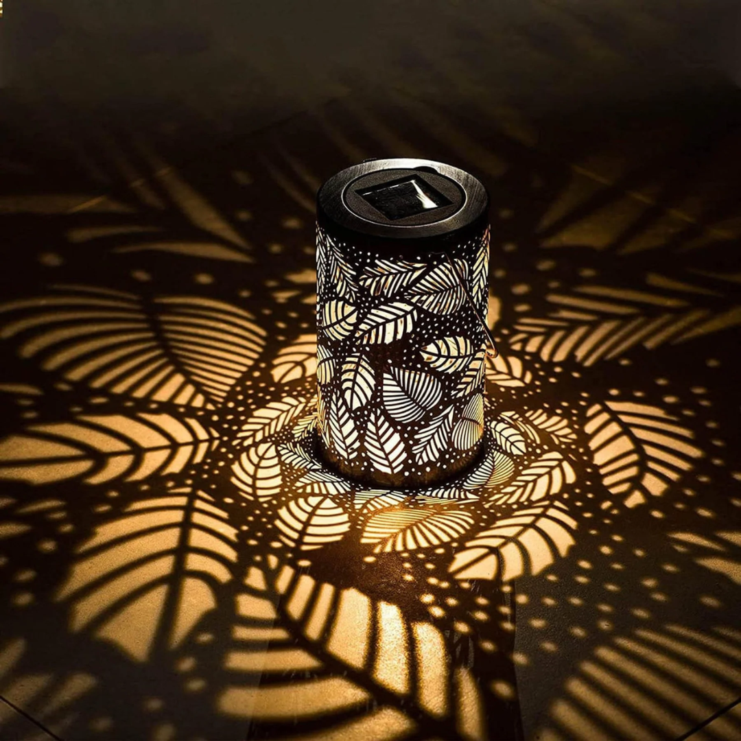 Niora | Solar Garden Lights – Weatherproof Design, Leaf Motif 0