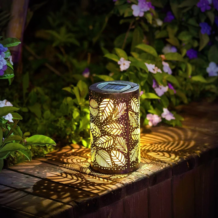Niora | Solar Garden Lights – Weatherproof Design, Leaf Motif 3