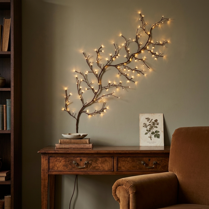 Willow Branch Fairy Lights | LED Vine Lights for Wall & Headboard