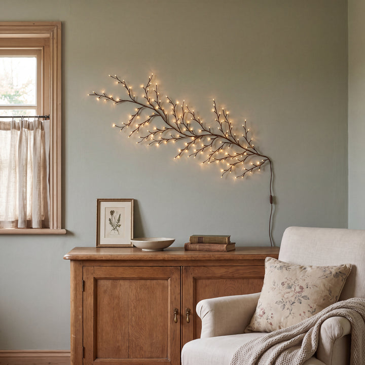 Willow Branch Fairy Lights | LED Vine Lights for Wall & Headboard