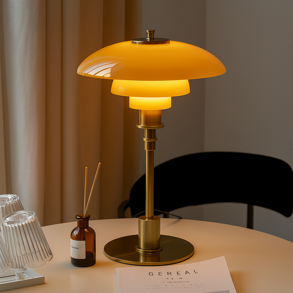 Noxen | Table Lamp – Dimmable LED, Iron and Glass 0