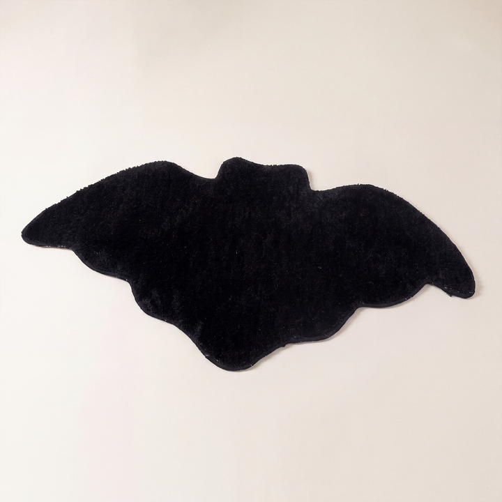 Nyxie | Halloween Bat or Spider Web Rug, Suede, Non-Slip Backing