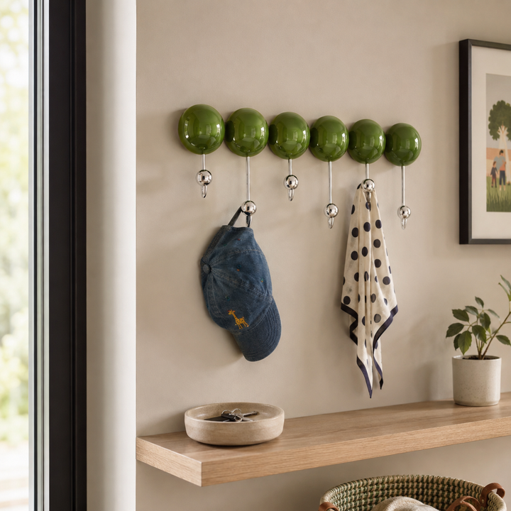 Pico | Playful Modern Suction Wall Hook Rack with Round ABS Knob Design