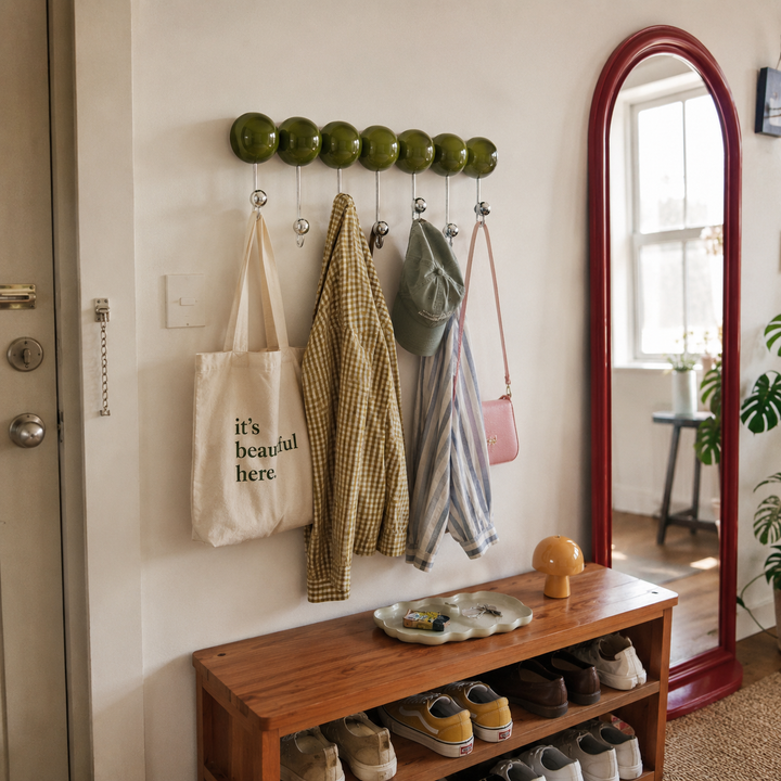 Pico | Playful Modern Suction Wall Hook Rack with Round ABS Knob Design