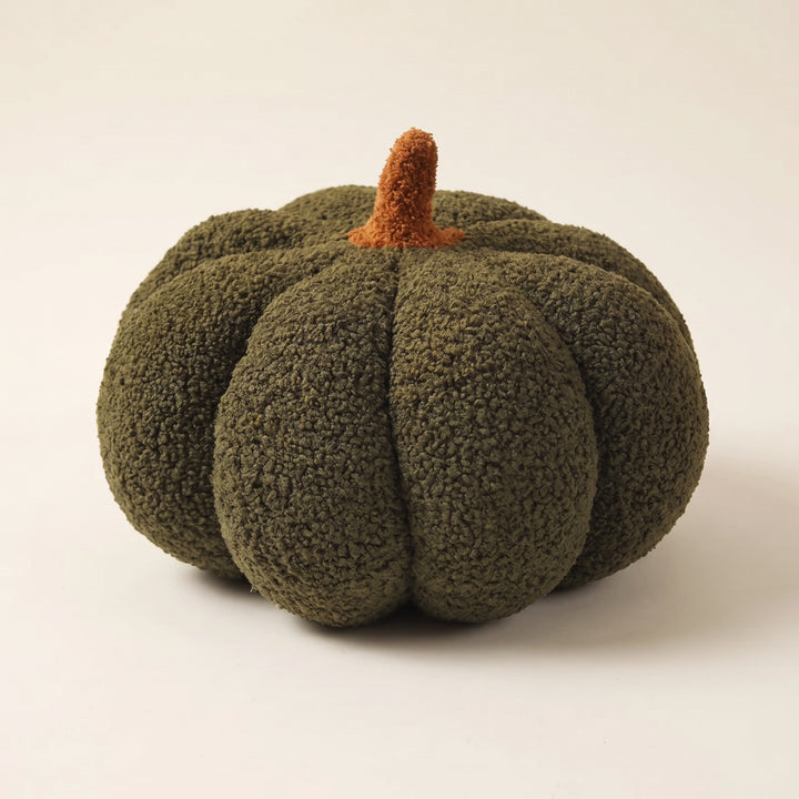 Pomi | Soft Pumpkin Shaped Cushion with Boucle Texture for Fall Home Decor
