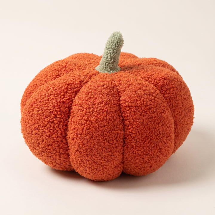 Pomi | Soft Pumpkin Shaped Cushion with Boucle Texture for Fall Home Decor