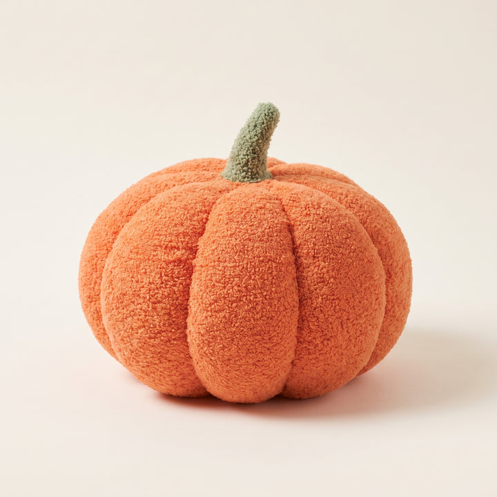 Pomi | Soft Pumpkin Shaped Cushion with Boucle Texture for Fall Home Decor