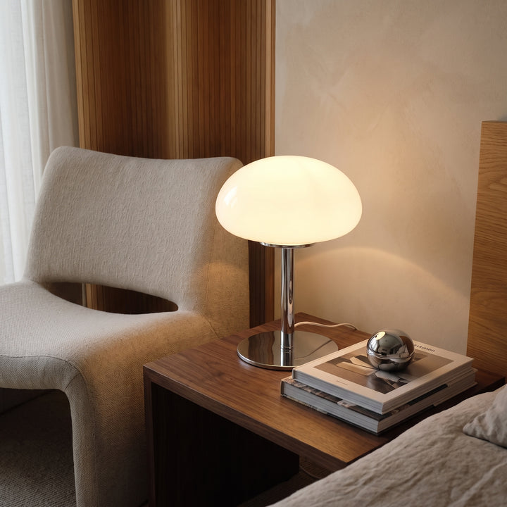 Nori | Modern Dome Glass Table Lamp with Dimmable Three-Temperature Lighting