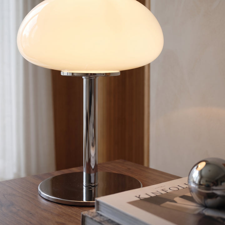 Nori | Modern Dome Glass Table Lamp with Dimmable Three-Temperature Lighting