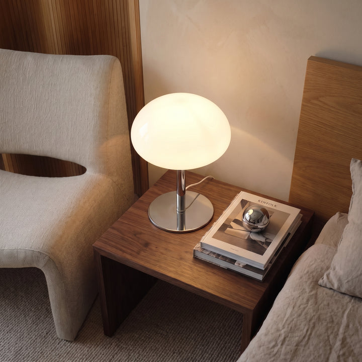 Nori | Modern Dome Glass Table Lamp with Dimmable Three-Temperature Lighting