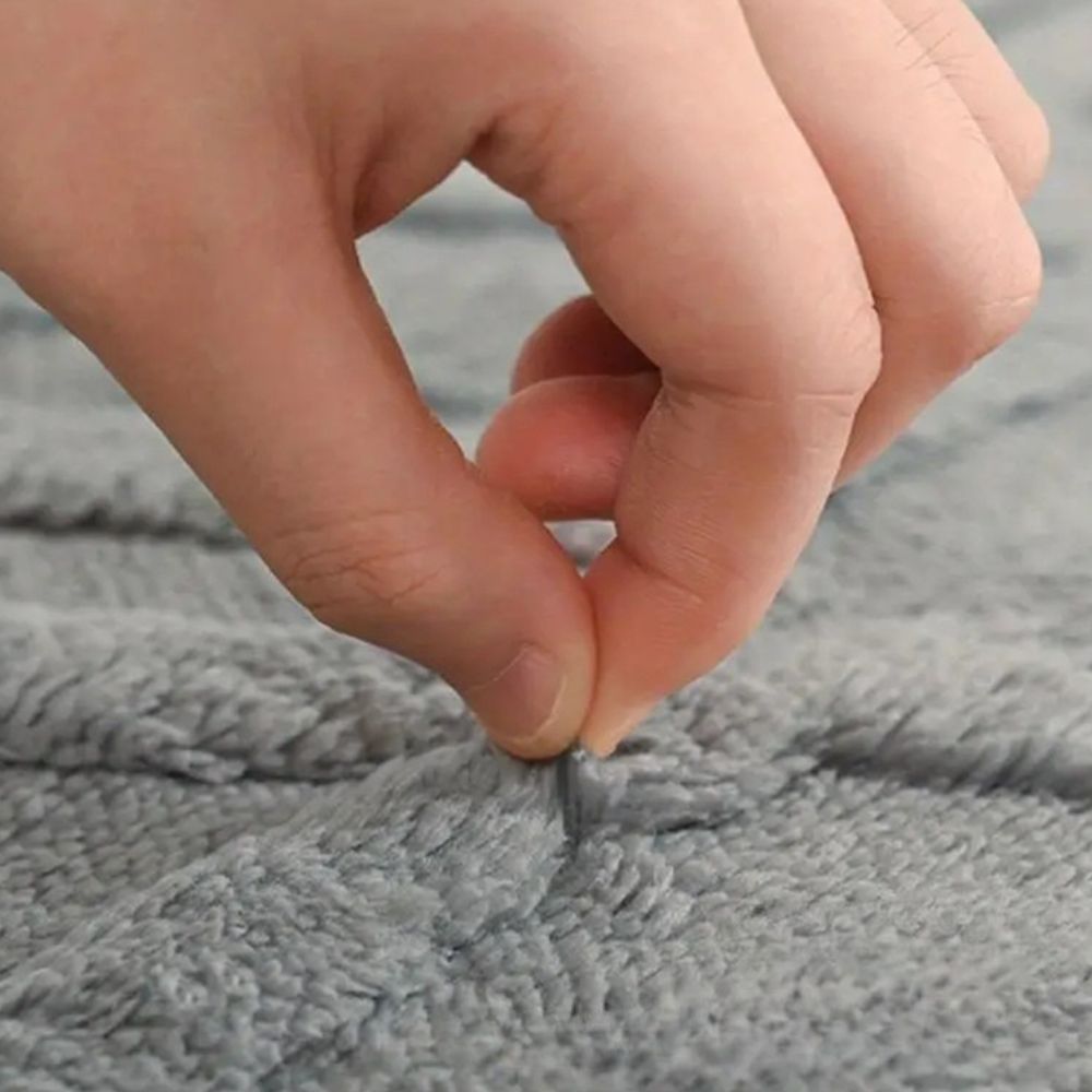 Raya | Bath Mat – Ultra-Soft Microfiber, Diamond Jacquard Design 5