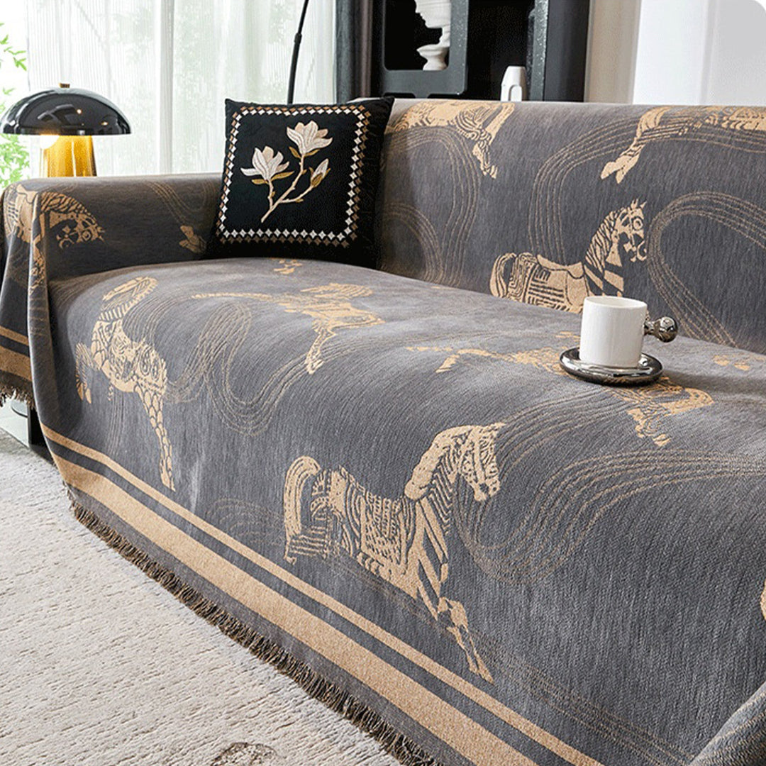 Raya | Sofa Cover – Heritage Pattern, Durable Fabric 0