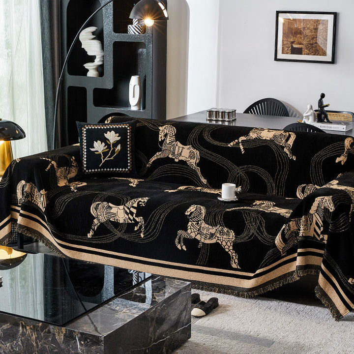 Raya | Sofa Cover – Heritage Pattern, Durable Fabric 4