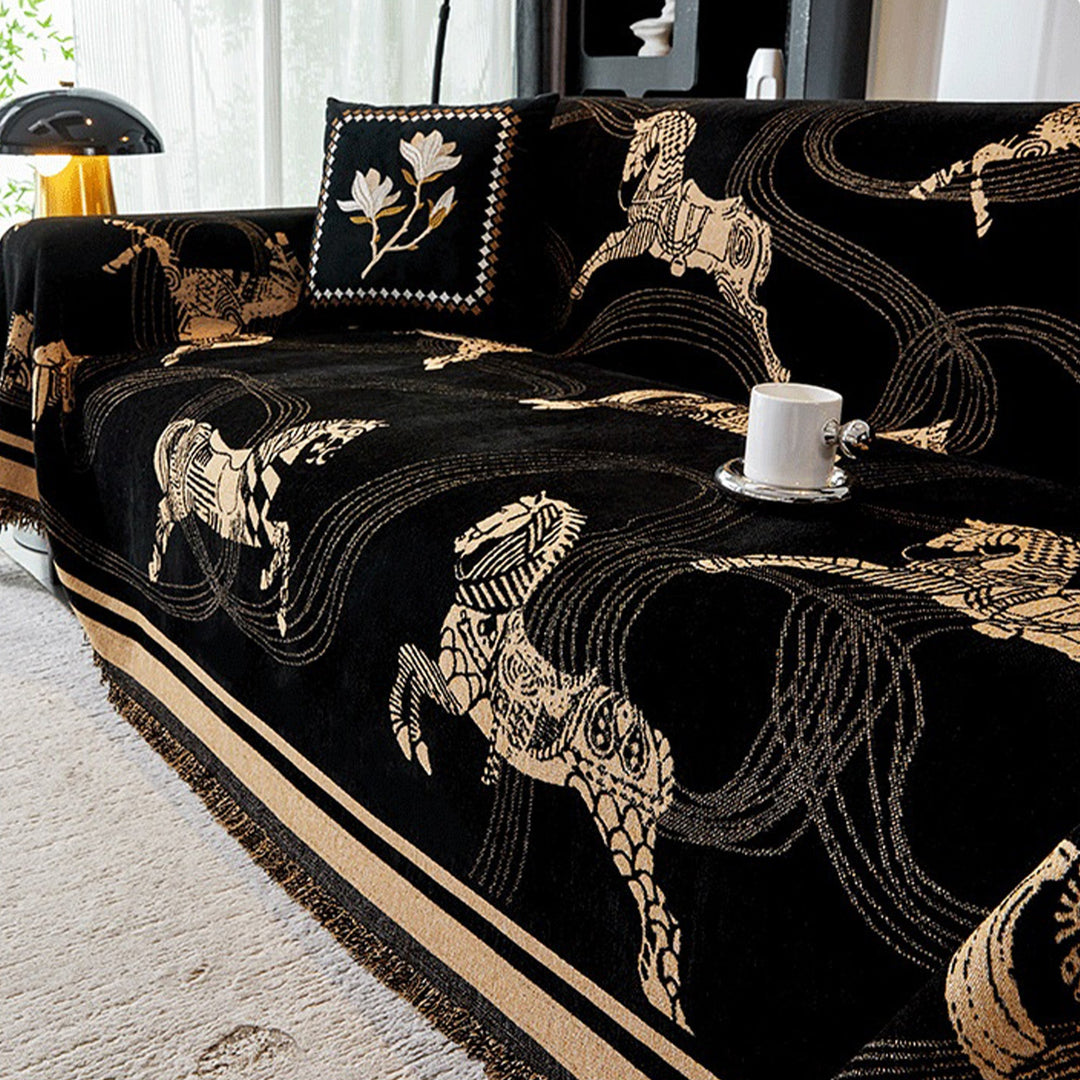 Raya | Sofa Cover – Heritage Pattern, Durable Fabric 5