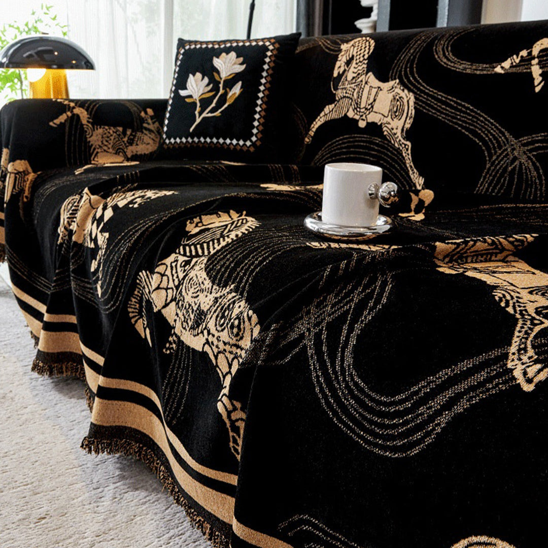 Raya | Sofa Cover – Heritage Pattern, Durable Fabric 6