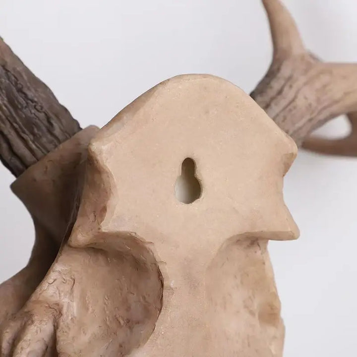 Ridgehorn | Faux Deer Skull Wall Hanging – Rustic Antler Wall Art for Lodge & Living Room 5
