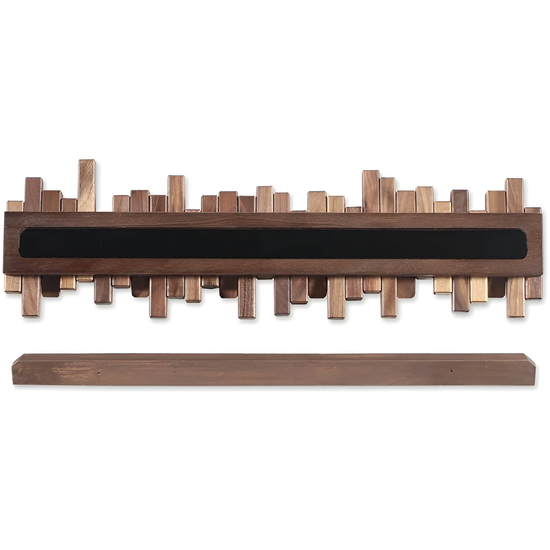 Piano Key Coat Rack – Solid Wood Wall Hooks