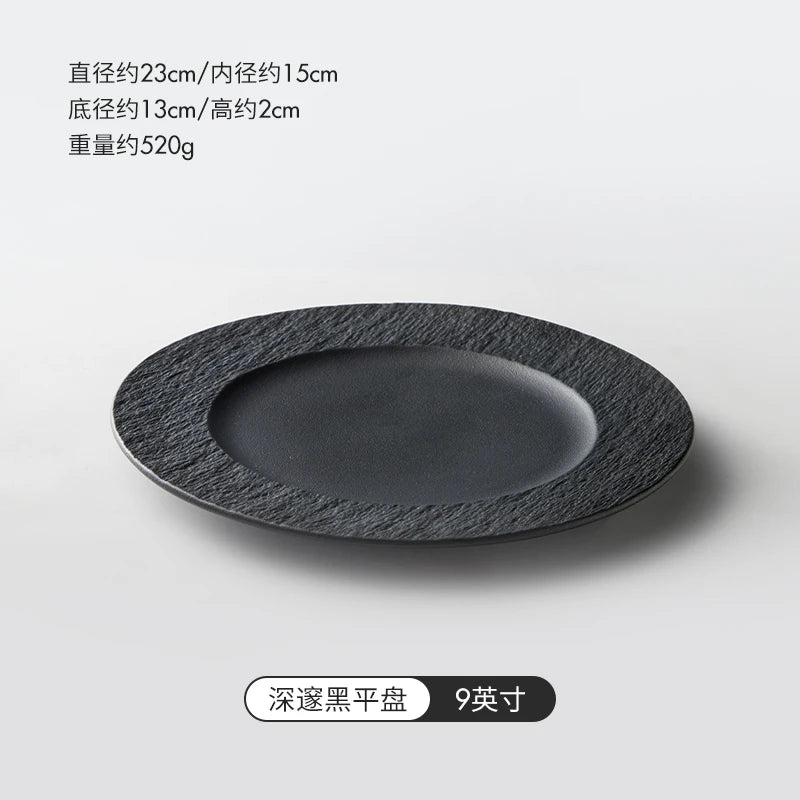 Kirei Stone-Pressed Ceramic Plate