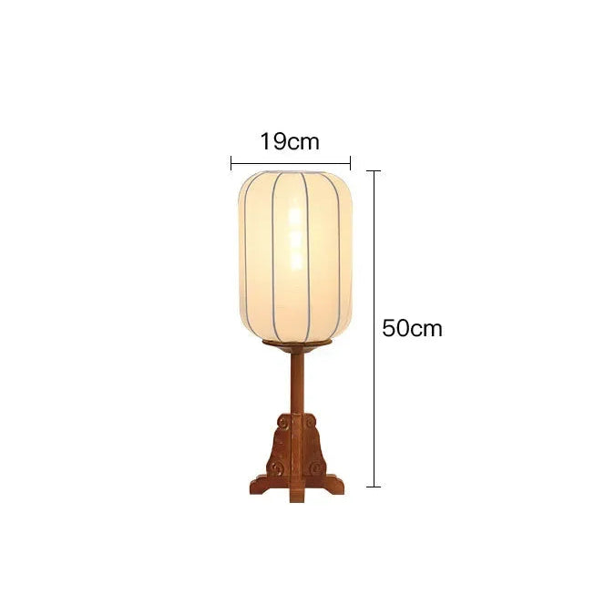 Solin Fabric Floor Lamp – Wooden Base with Soft Ambient Light