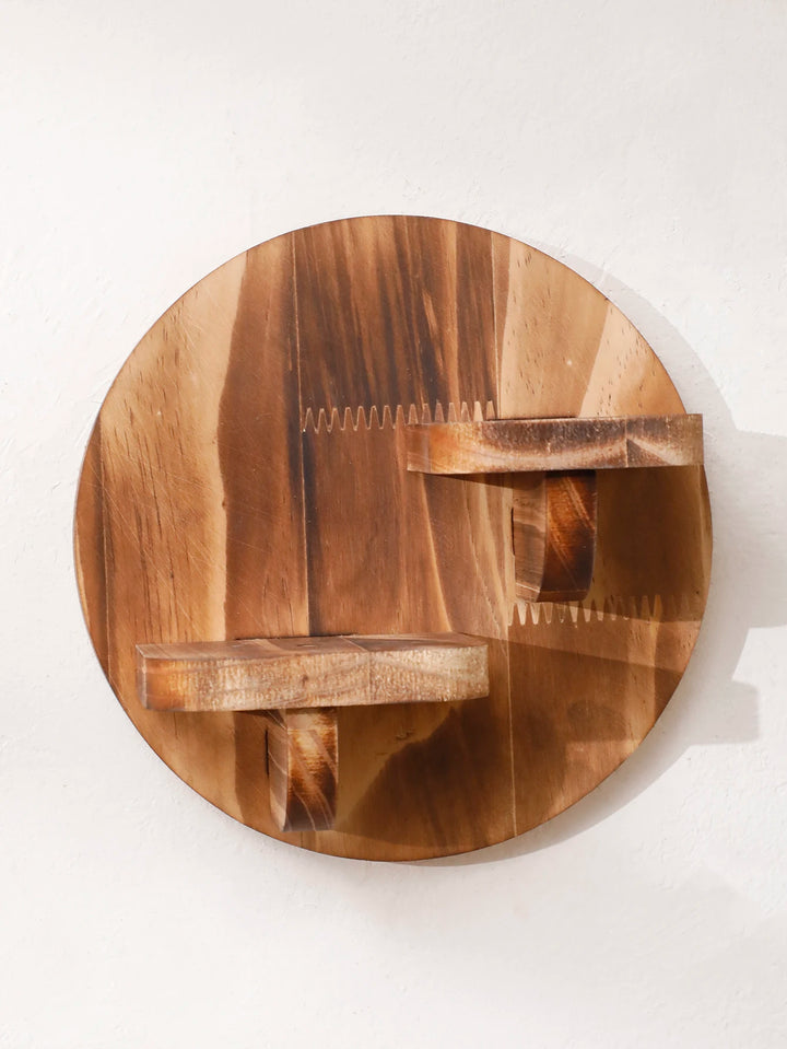 Nest & Harbor Solid Wood Floating Display Shelf