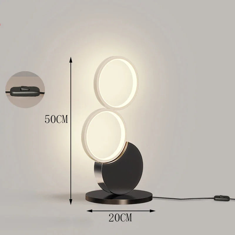 Cirello | Dimmable Circle LED Floor Lamp in Contemporary Style