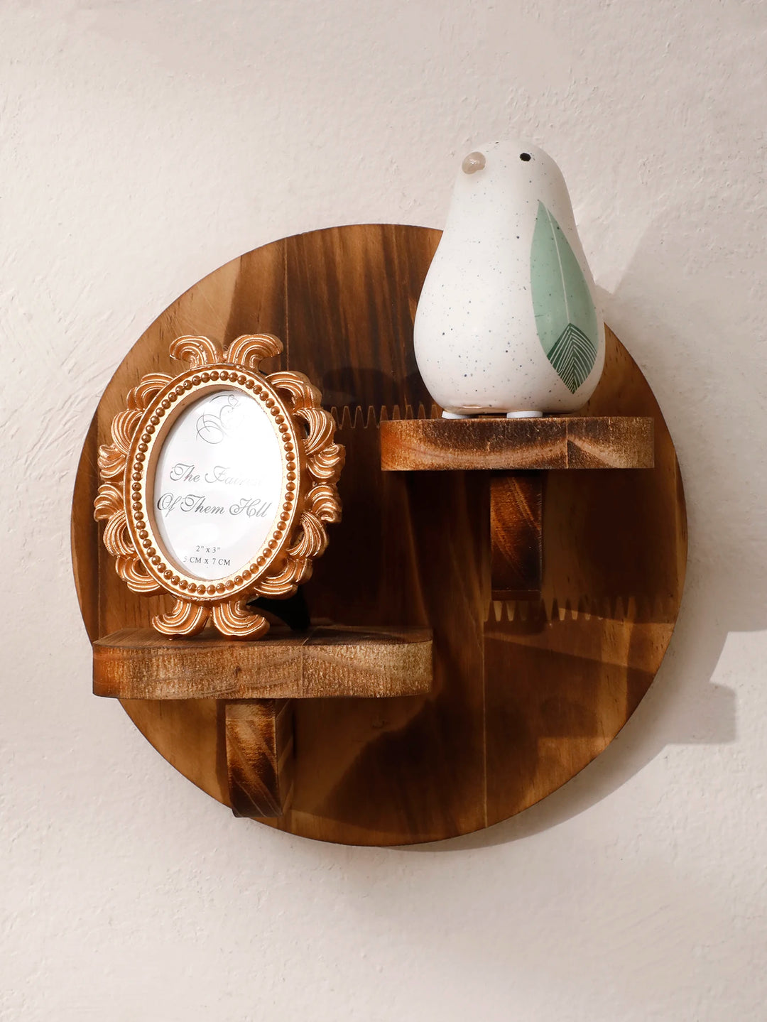 Nest & Harbor Solid Wood Floating Display Shelf