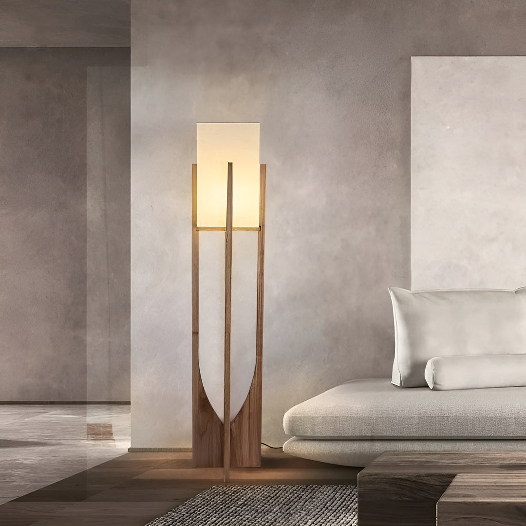 Akari Wood Floor Lamp – Japanese-Style Lantern Light